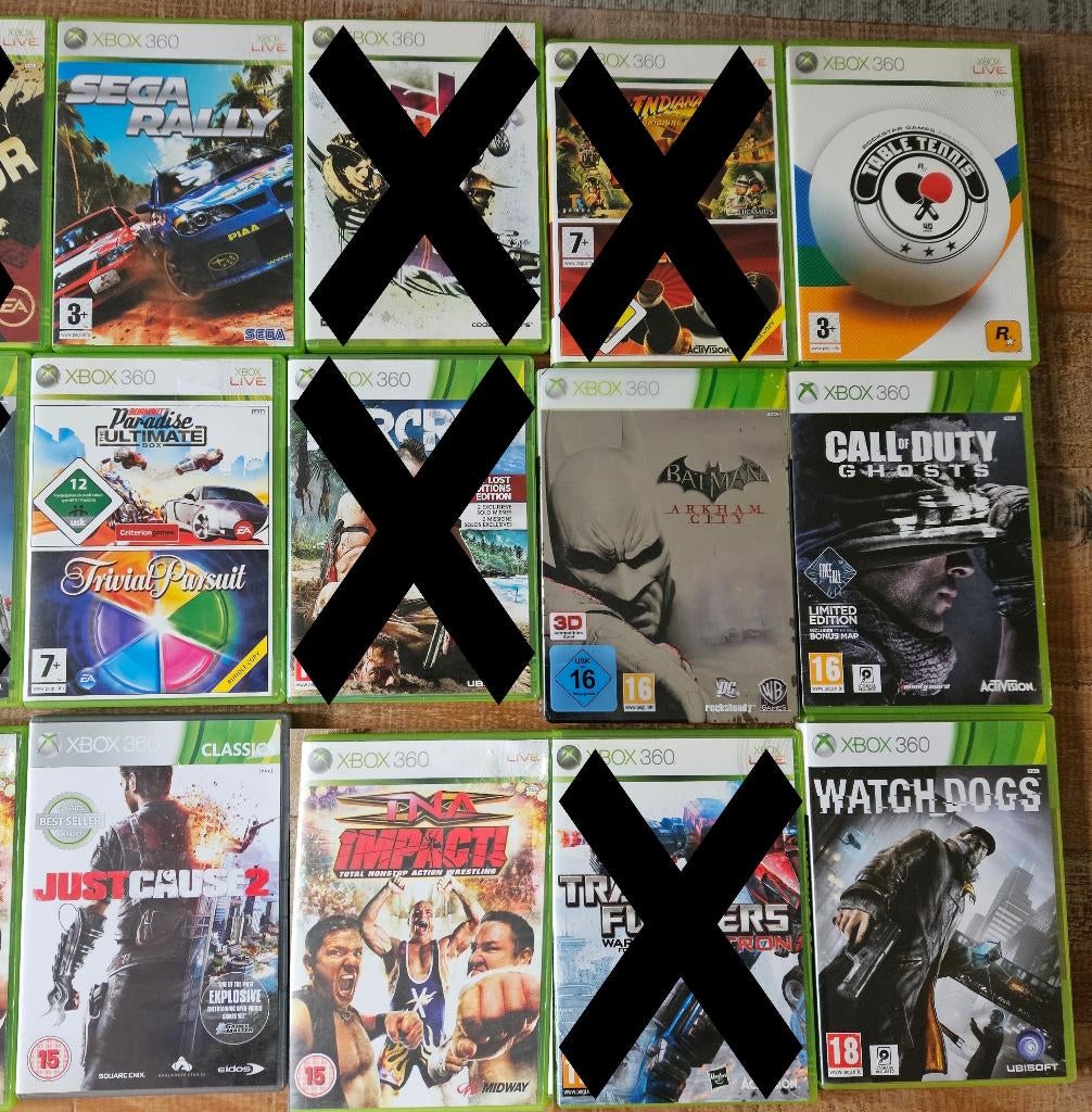 Xbox 360 spellen ZGAN compleet met hoes 1, Avontuur en Actie, 2 spelers, Ophalen of Verzenden, Zo goed als nieuw