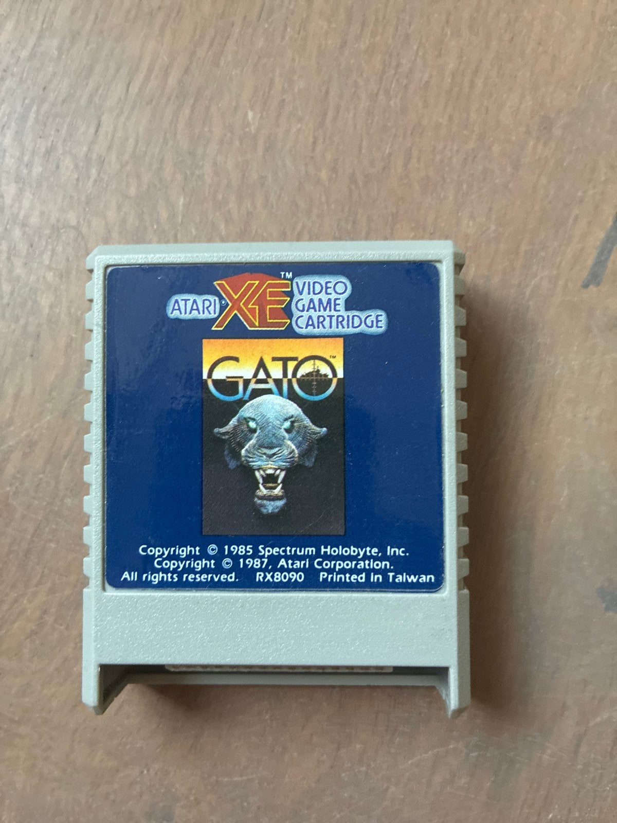 Atari XE Gato - Vintage Atari XE Game Cartridge, Gebruikt, 1 speler, Ophalen of Verzenden, Overige modellen