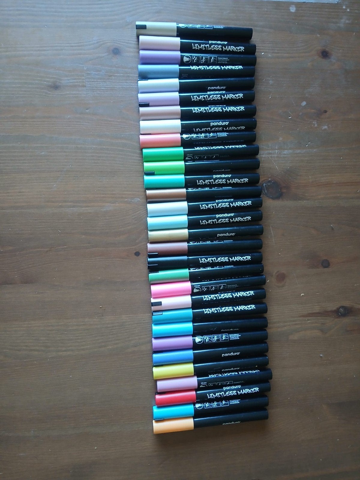 Panduro Acrylverf Stiften - Zo goed als nieuw, Hobby en Vrije tijd, Tekenen, Ophalen of Verzenden, Zo goed als nieuw, Potlood of Stift
