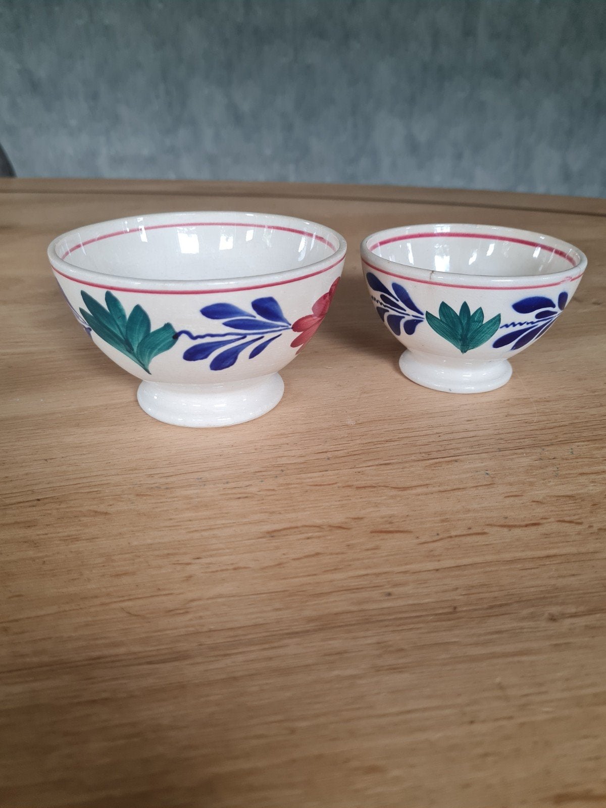 Set van 2 vintage Société Céramique Maastricht schaaltjes, Antiek en Kunst, Ophalen of Verzenden