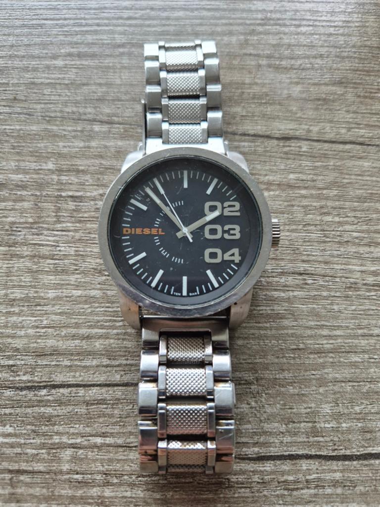 Diesel horloge, Overige merken, Staal, Gebruikt, Staal