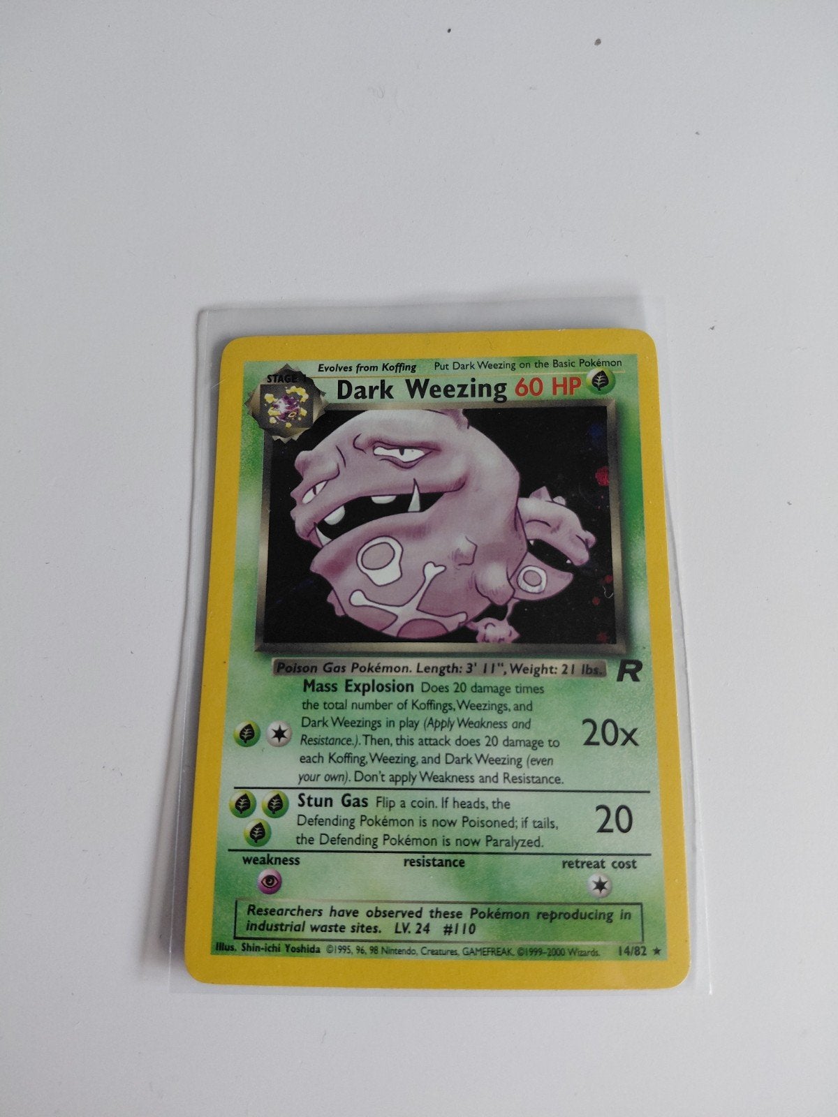 dark weezing holo rocket serie, Ophalen of Verzenden, Zo goed als nieuw