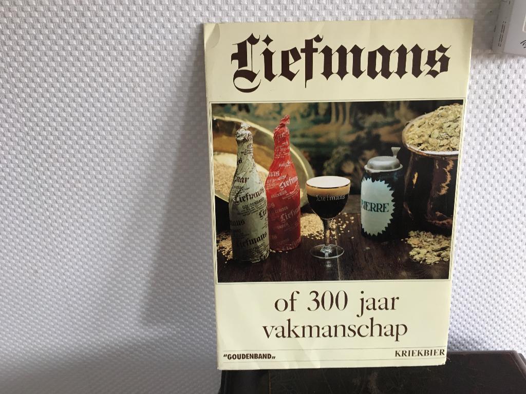 bier reclame Liefmans Belgie mancave bar leuk, Verzenden, Zo goed als nieuw, Reclamebord, Plaat of Schild, Overige merken