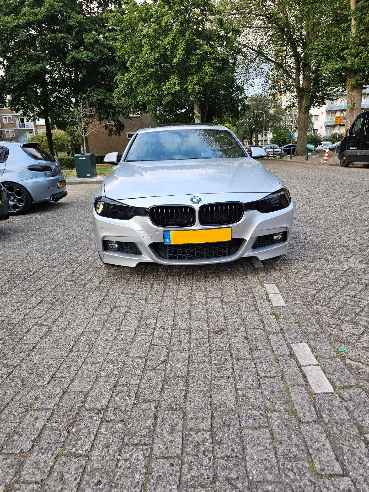 Koplamp covers zwart bmw 3 serie f30, Auto-onderdelen, Verlichting, Ophalen, Nieuw, BMW