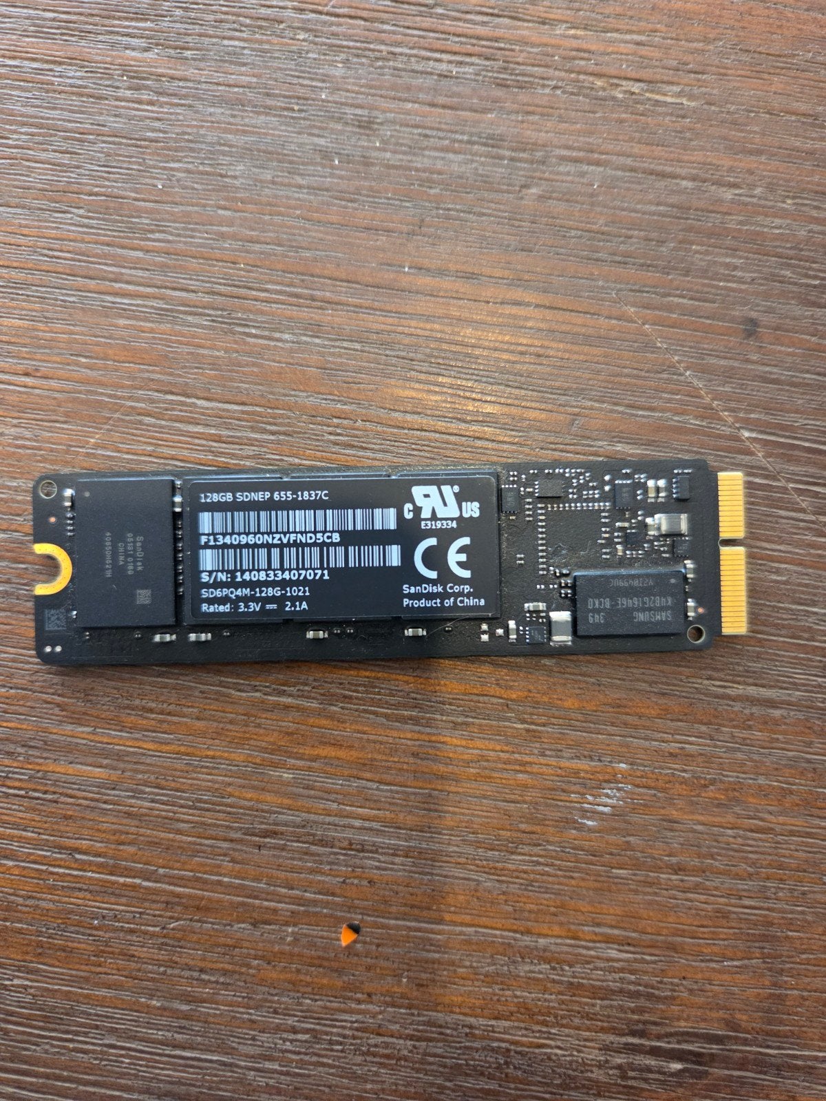 Apple 128GB SSD voor MacBook Pro/Air/iMac (2013-2017), Computers en Software, Harde schijven, Ophalen of Verzenden