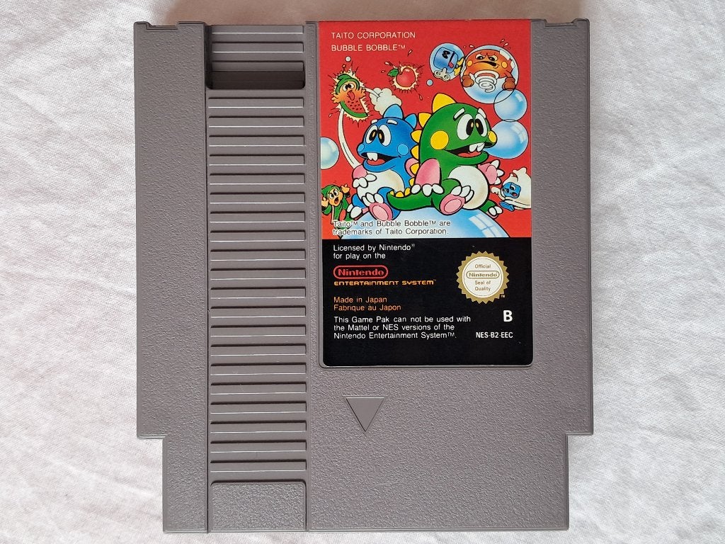 Bubble Bobble - NES Nintendo, Spelcomputers en Games, Gebruikt, Verzenden, 2 spelers, Eén computer