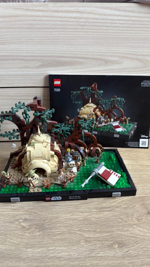 LEGO Star Wars Dagobah Jedi Training Diorama 75330, Star Wars, Lego, Ophalen of Verzenden, Zo goed als nieuw