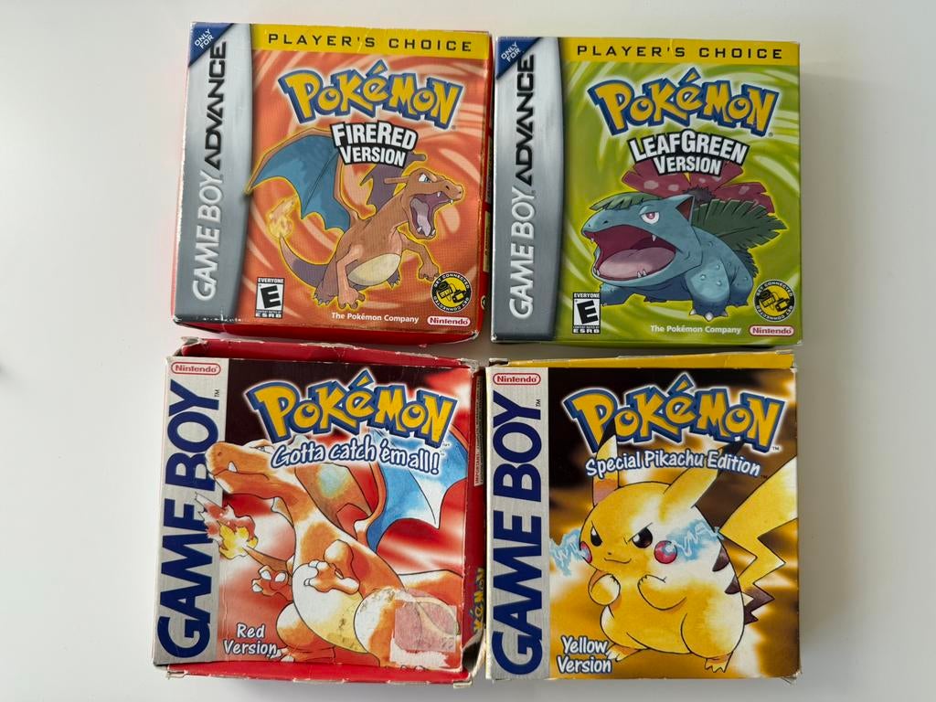 Pokémon dozen lot – (zonder games) – origineel Nintendo, Ophalen of Verzenden, Zo goed als nieuw