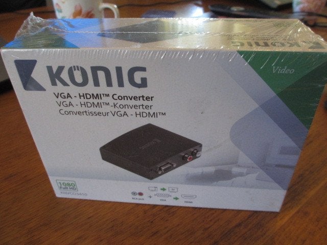 König KNVCO3410 VGA - HDMI converter, Ophalen of Verzenden, Nieuw