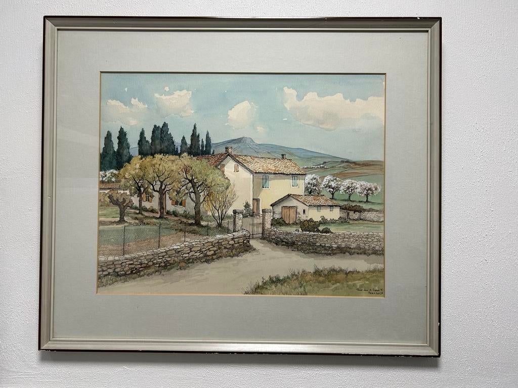 Peter Cox, aquarel, Antiek en Kunst, Ophalen