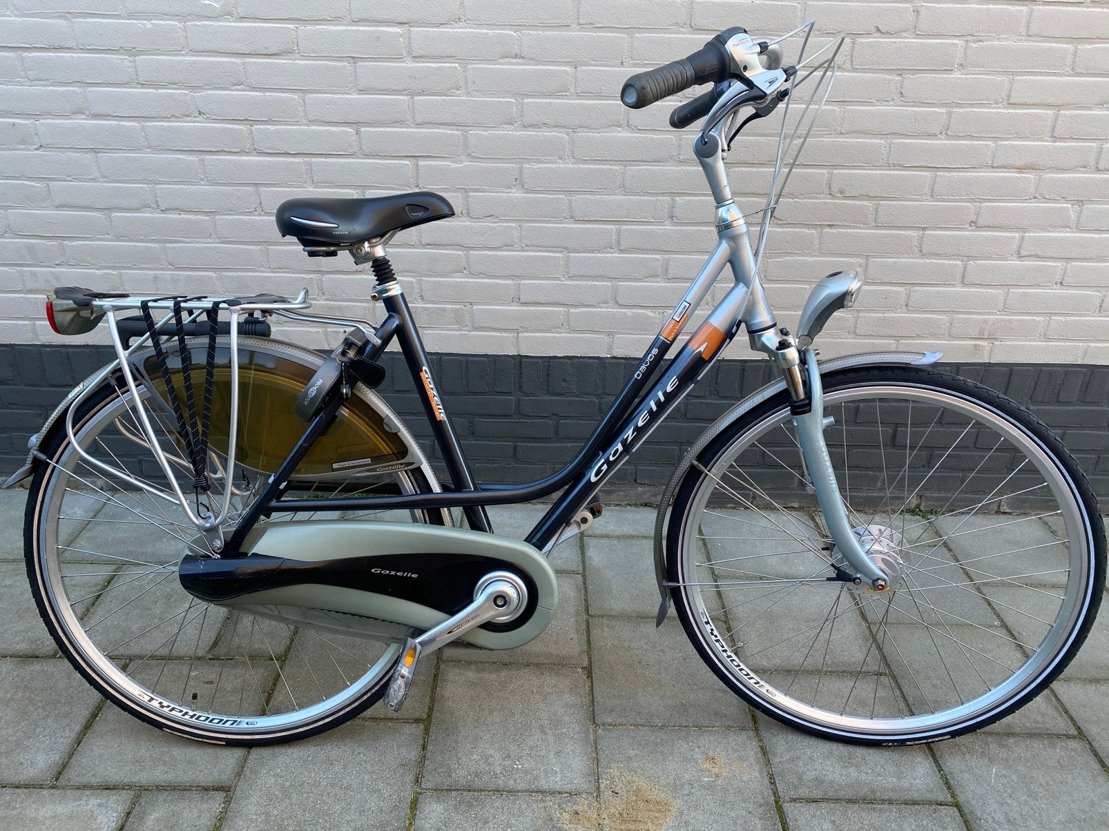 Gazelle Davos z.g.a.n., Ophalen, 53 tot 56 cm, Versnellingen, Zo goed als nieuw
