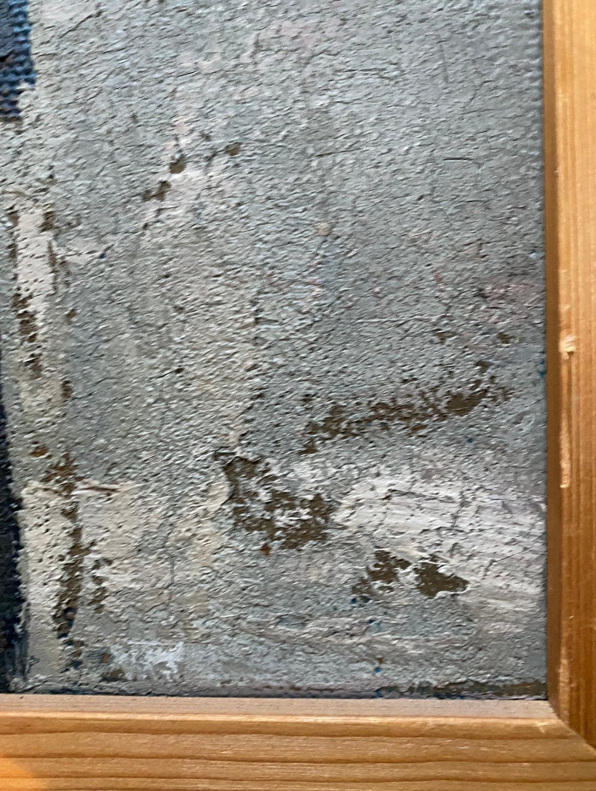 Abstract olieverf schilderij van 85 x 55 cm, Ophalen of Verzenden