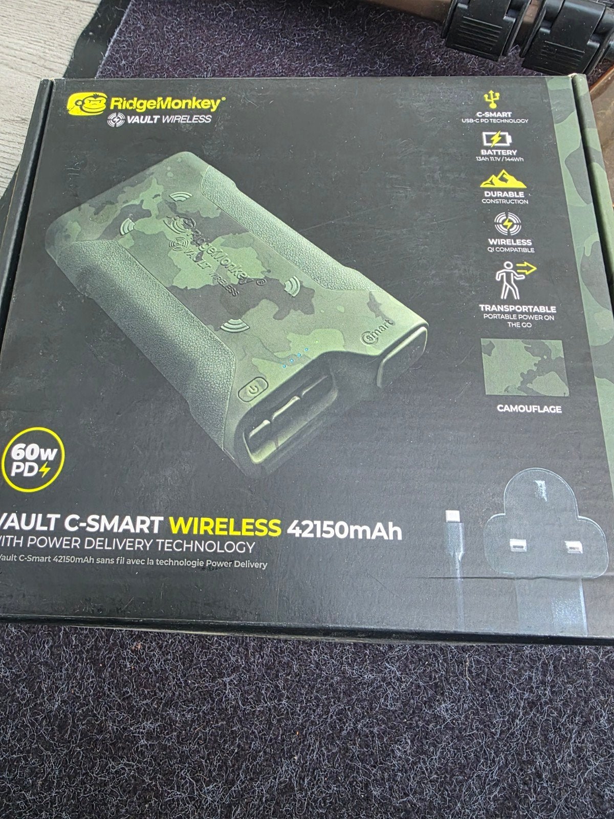 ridgemonkey vault c smart wireless 42150mah, Ophalen of Verzenden, Zo goed als nieuw, Overige typen