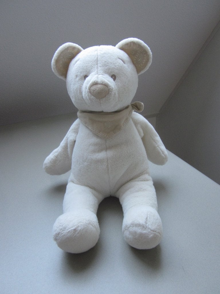 Nicotoy Simba Dickie roomwit superzacht pluche beer knuffel, Overige karakters, Beer, Nieuw, Middelgroot (20 tot 80 cm)