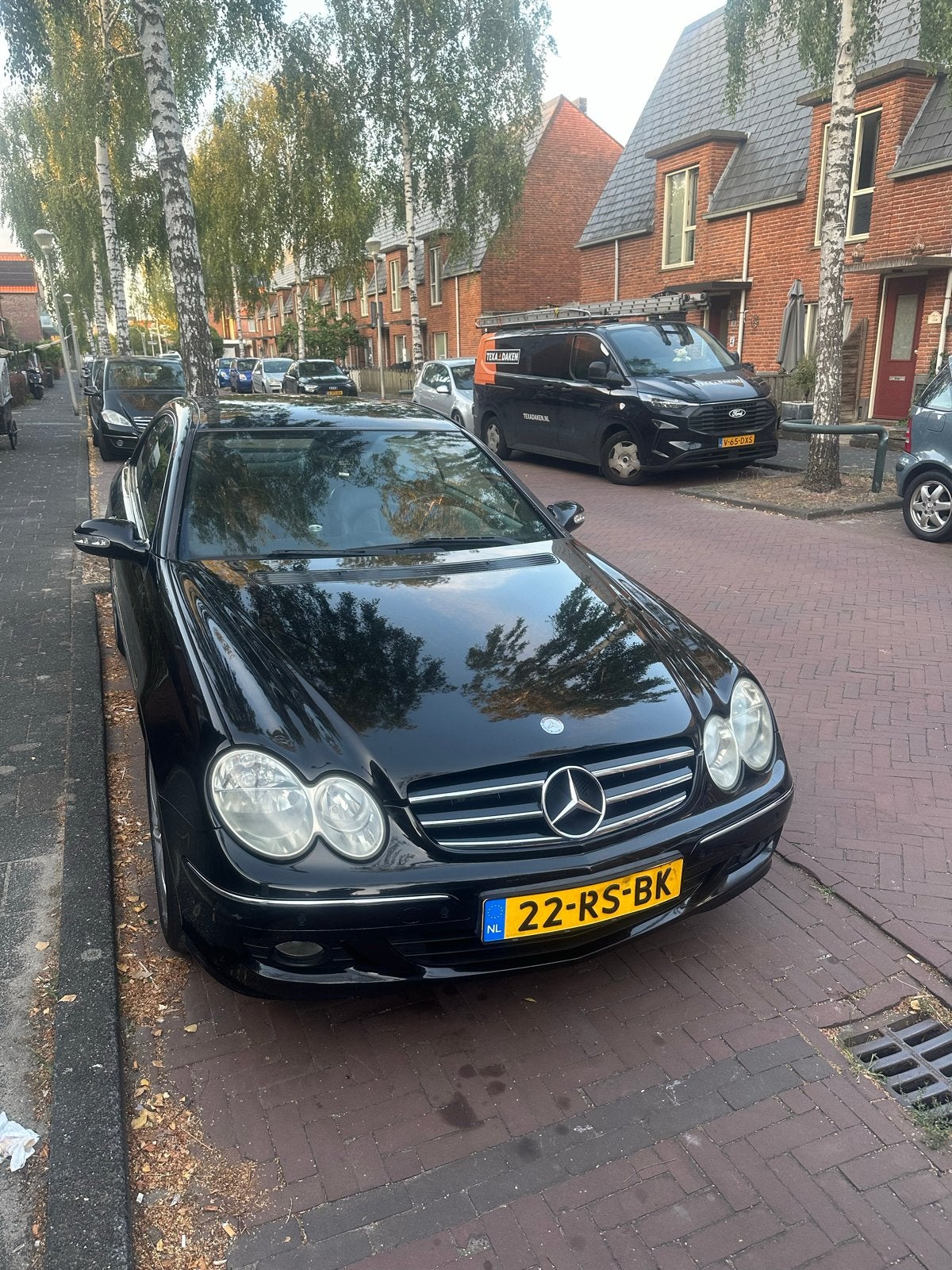 Mercedes-Benz CLK 1.8 Clk200 Kompr Coupe AUT 2005 Zwart, Automaat, Achterwielaandrijving, 4 cilinders, 4 stoelen