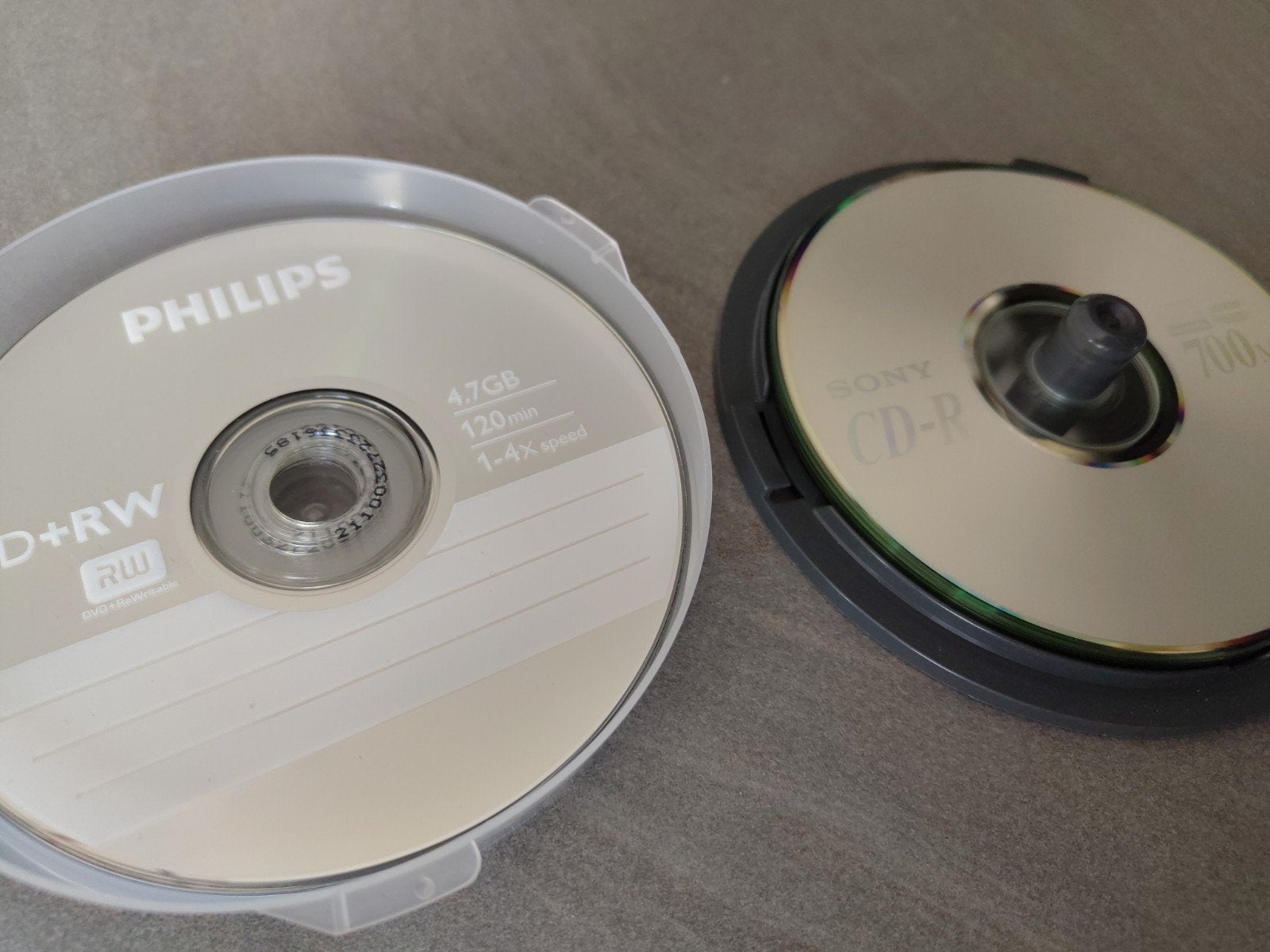 Gratis 5x dvd+rw 4x CD-R, Ophalen, Dvd