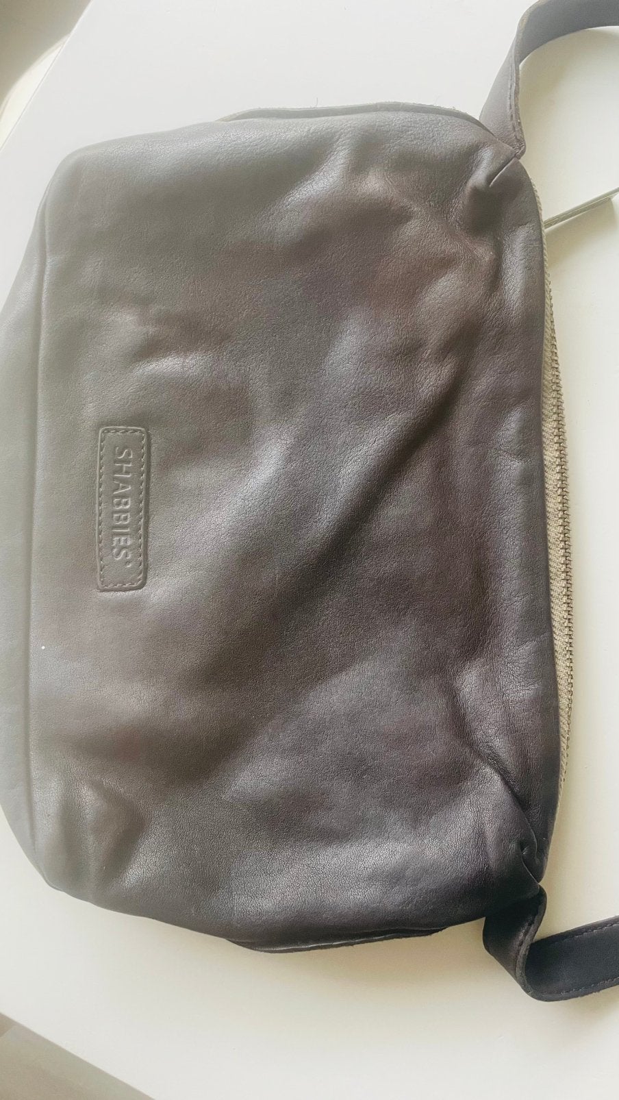 Te koop: leren tas, Fred de ka Bretoniere, zwart, Ophalen of Verzenden, Zwart