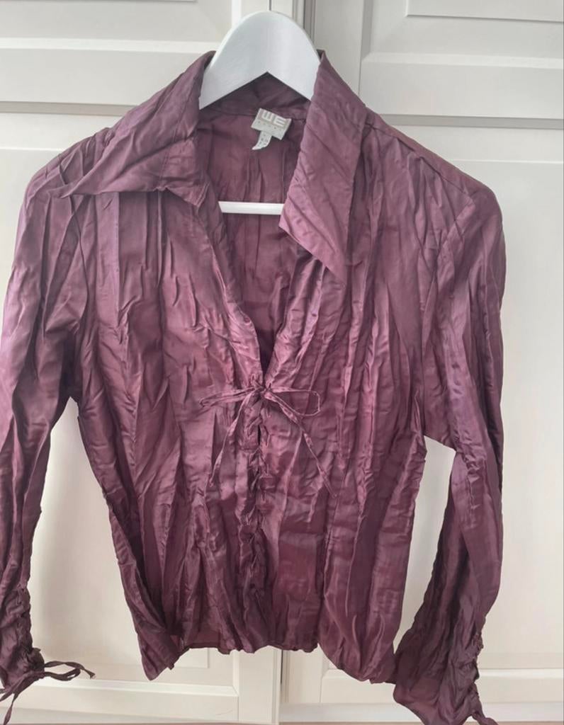 Mooie blouse van WE maat 36, Ophalen of Verzenden, Gedragen, Maat 36 (S), Paars