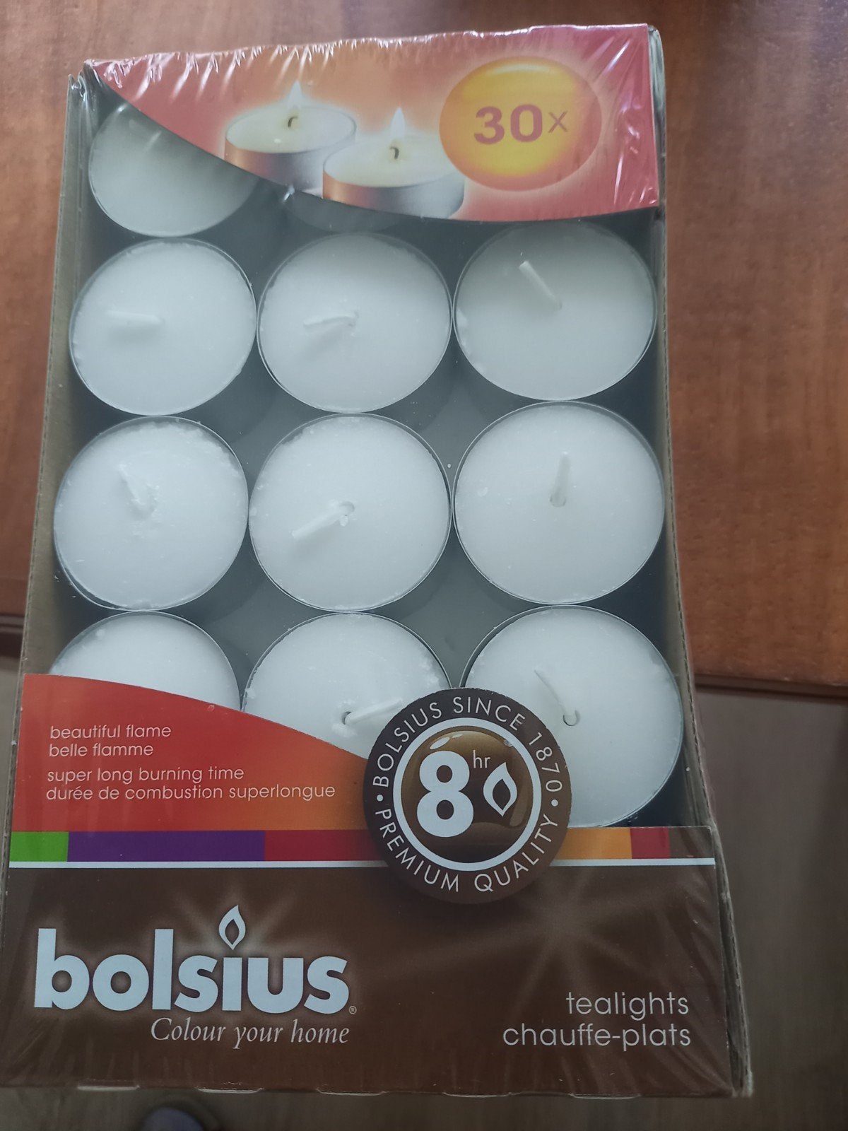 30 waxine/ theelichtjes merk Bolsius, Ophalen, Nieuw, Overige merken