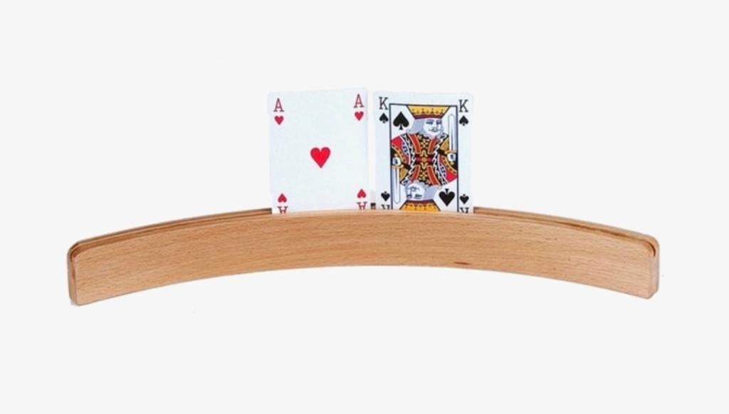Nieuwe Houten Kaarthouder - 50 cm - Voor Kaartspellen, Een of twee spelers, Ophalen of Verzenden, Nieuw