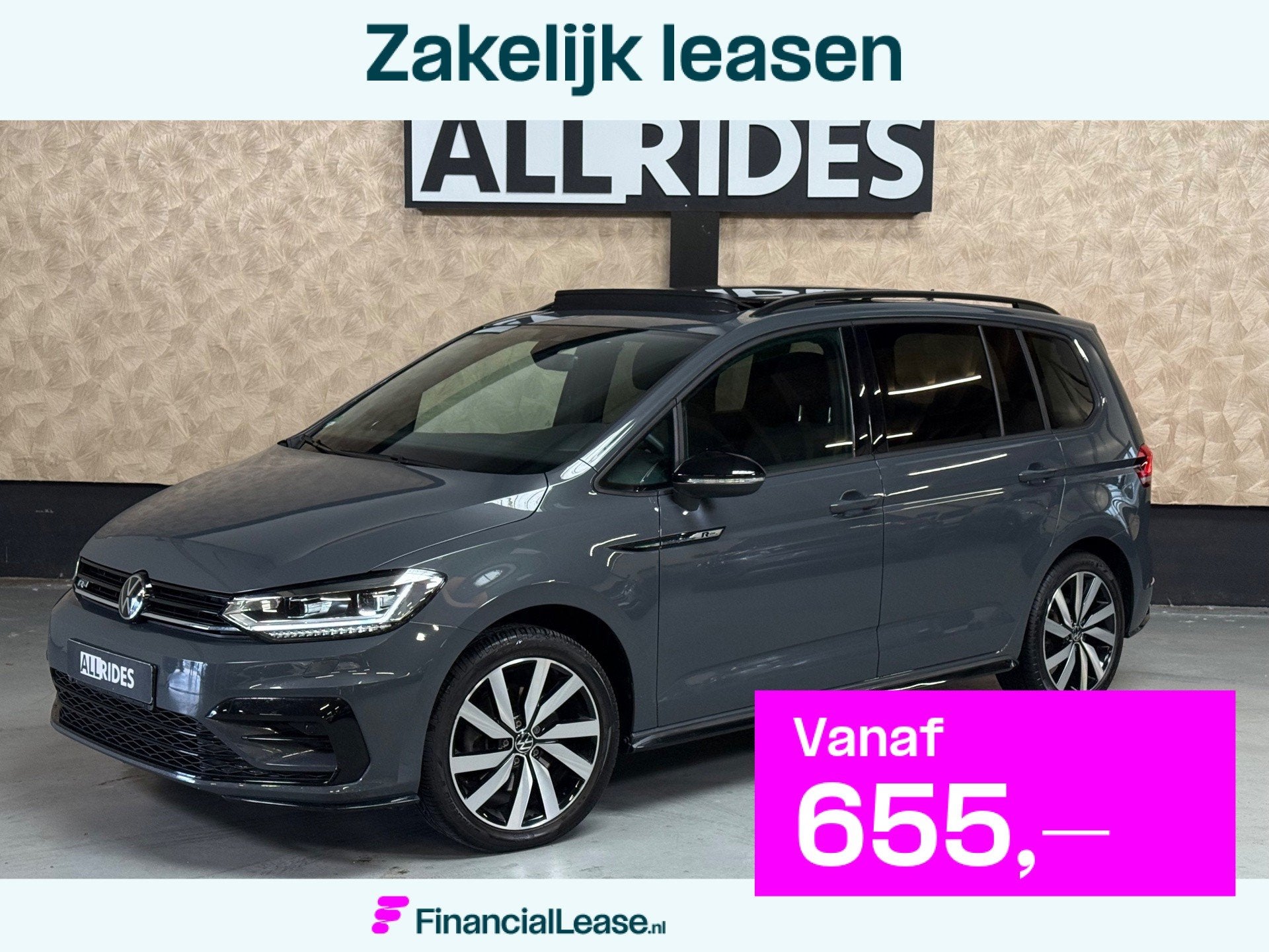 Volkswagen Touran 1.4 TSI Highline Business R 7p | Pano | Tr, Euro 6, 4 cilinders, 150 pk, 7 stoelen