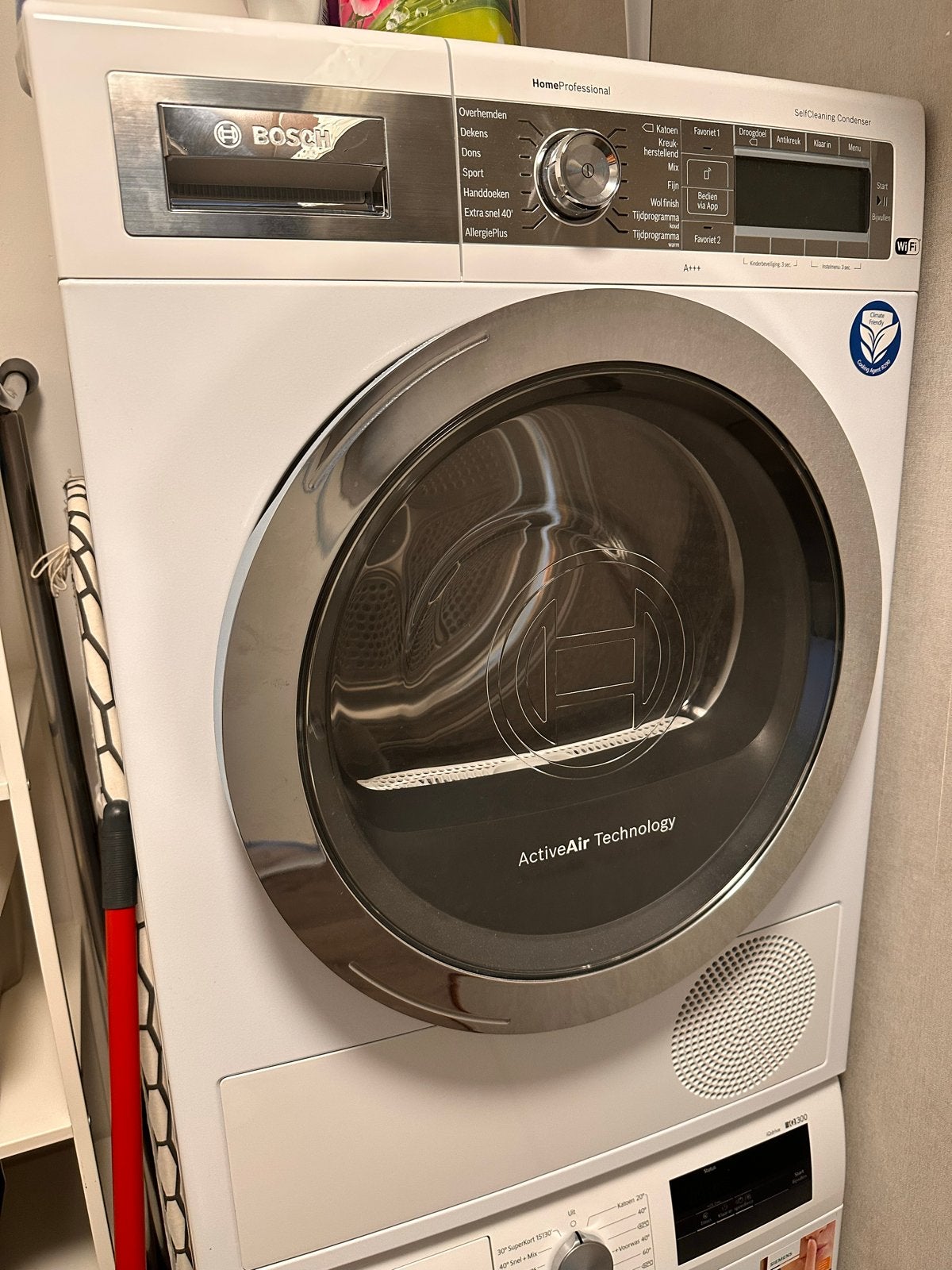 Bosch HomeProfessional SelfCleaning Condenser Droger A+++, Ophalen, 8 tot 10 kg, Zo goed als nieuw, Voorlader