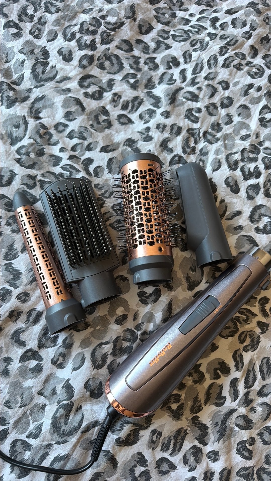 BaByliss Warme Luchtborstel met Opzetstukken, Ophalen of Verzenden, Zo goed als nieuw, Haarverzorging