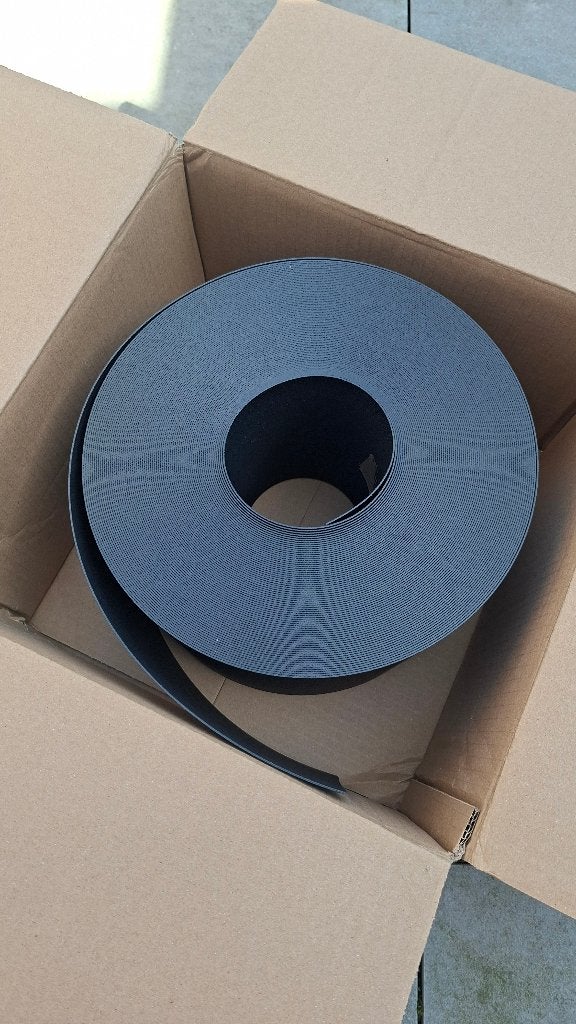 Vlechtband polyetheen 19 cm - 40 meter, Tuin en Terras, Tuinhekken en Hekwerk, Ophalen, Nieuw, Kunststof, Dubbelstaafmat hekwerk