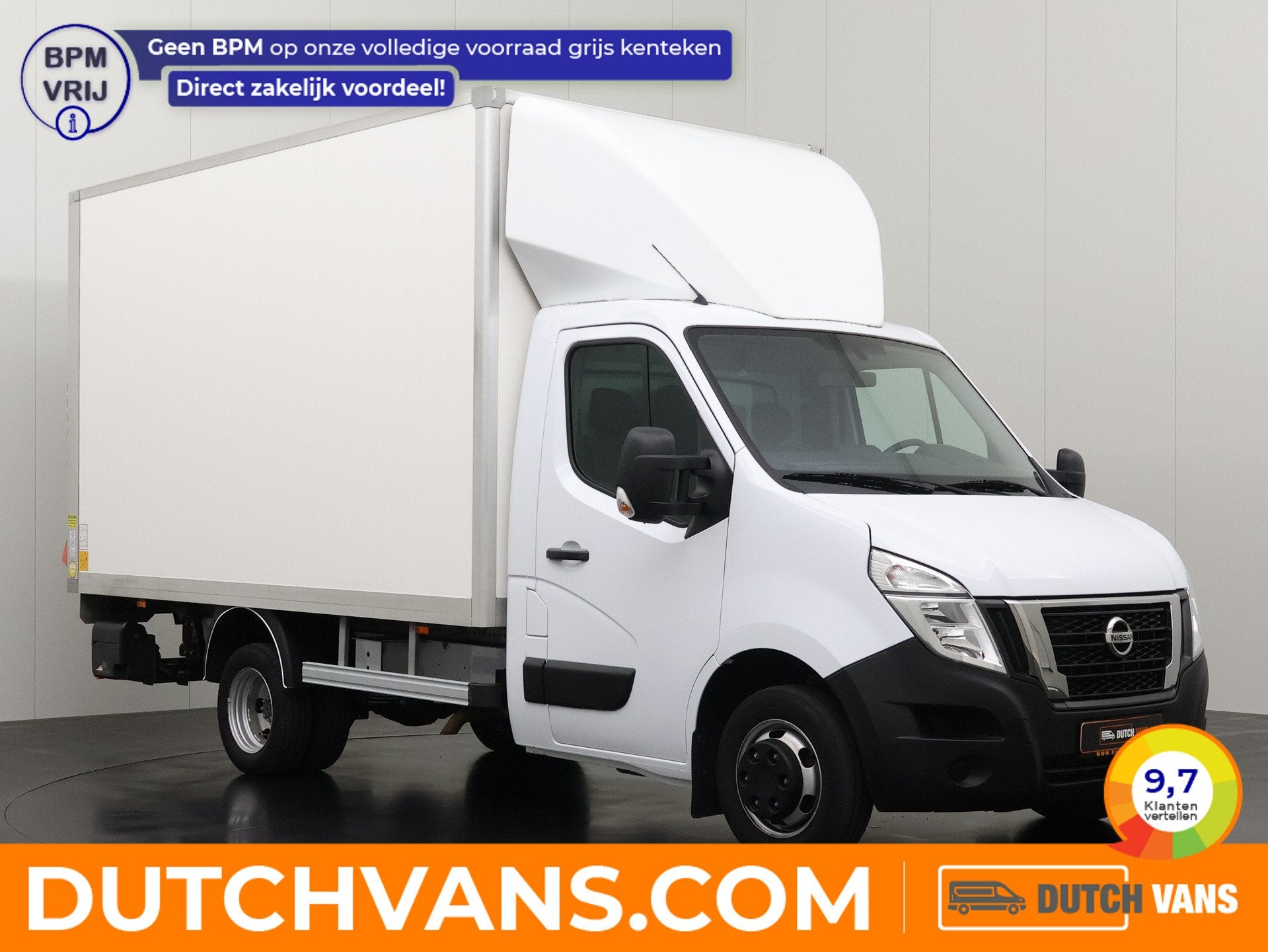 Renault Master 2.3DCI 165PK Dubbellucht Bakwagen+Laadklep |, Auto's, Stof, Gebruikt, Renault, Elektrische ramen