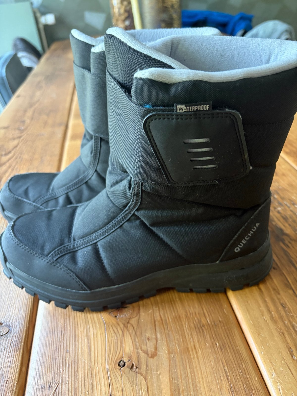 Kinder snowboots SH100, maat 42 - waterdicht & klittenband, Kinderen en Baby's, Ophalen of Verzenden, Zo goed als nieuw, Jongen of Meisje