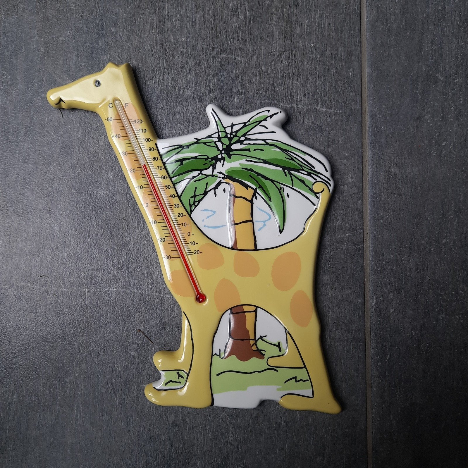 John Lennon giraffe thermometer kinderkamer KWADRAAT, Ophalen of Verzenden