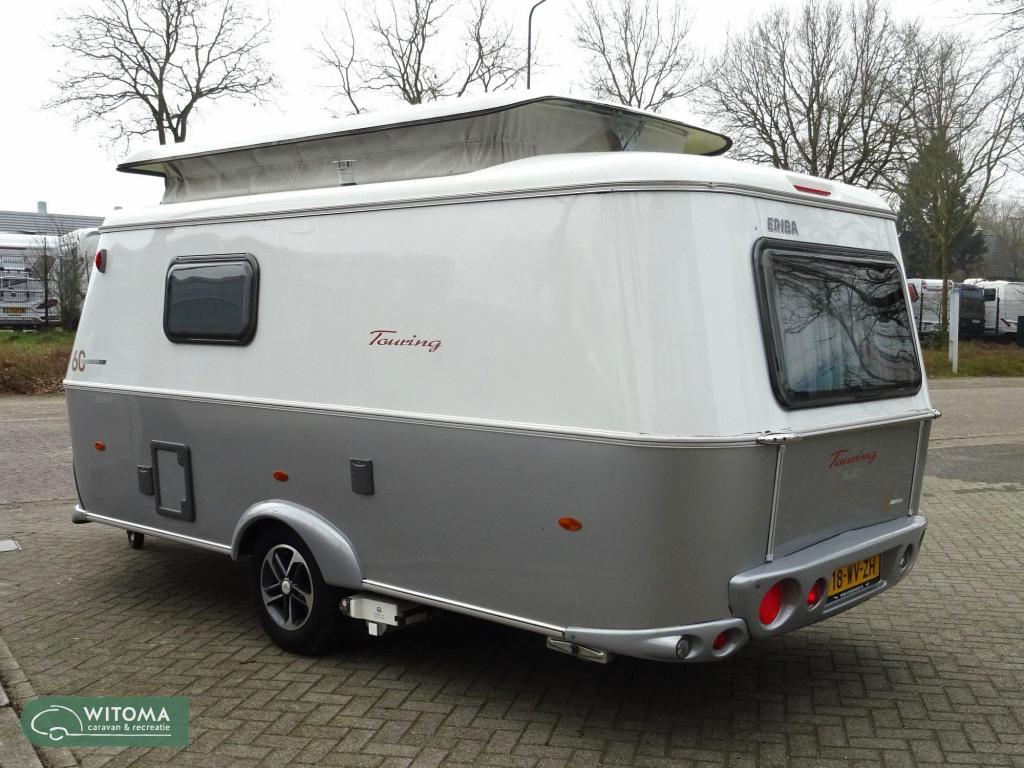Eriba Touring - 60 Edition 530 Unico luifel + voorwand, Caravans en Kamperen, Caravans, Standaardzit, Schokbreker, Bedrijf, 4 tot 5 meter
