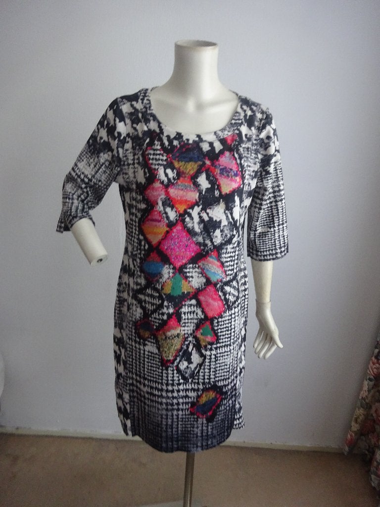 Lizzy & Coco jurk mt 42, Kleding | Dames, Jurken, Meerkleurig, Maat 42/44 (L), Ophalen of Verzenden, Onder de knie