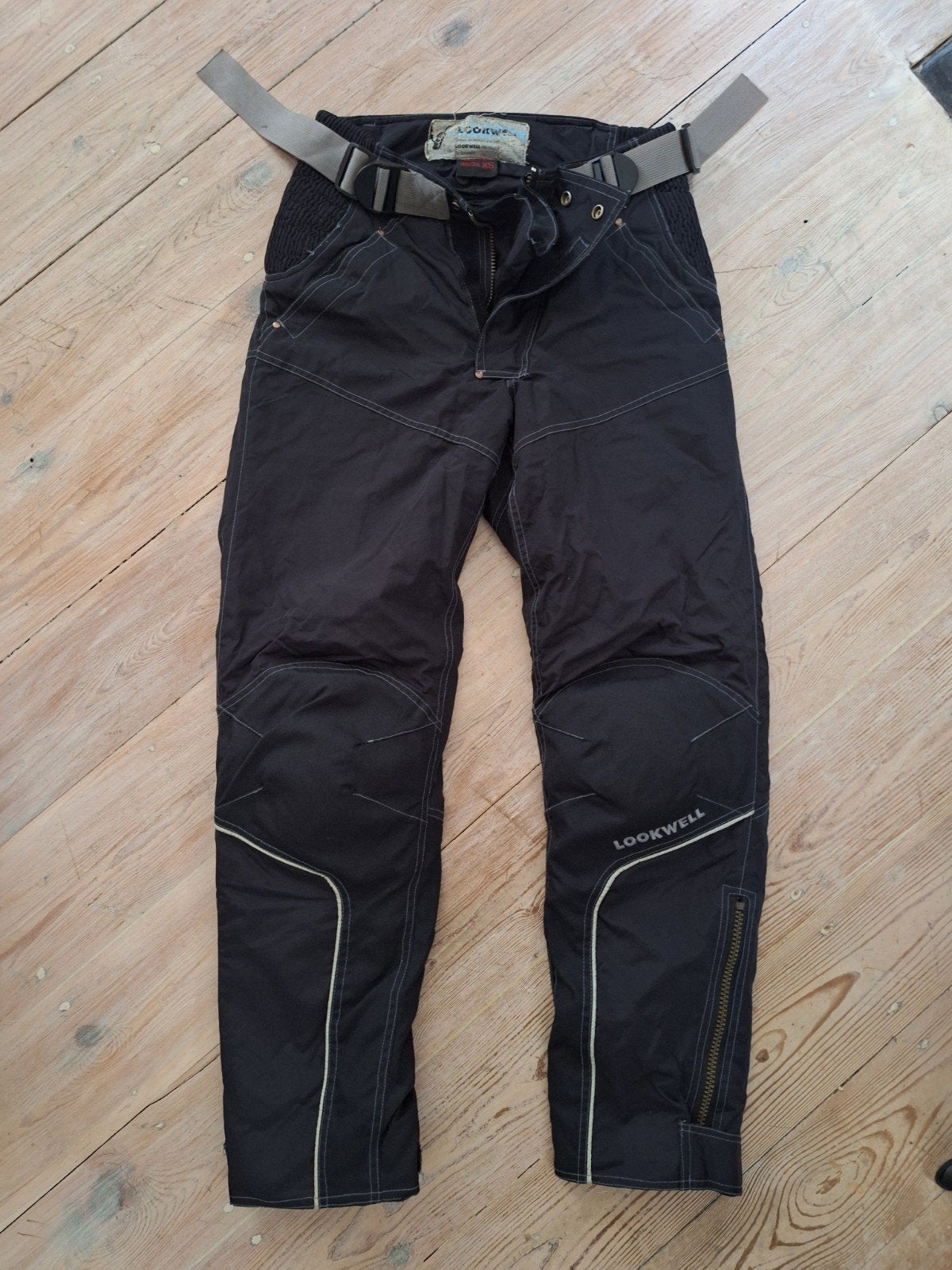 Lookwell zwarte motorbroek XS voor dames/kinderen, Motoren, Kleding | Motorkleding, Kinderen, Lookwell, Ophalen of Verzenden, Broek | textiel