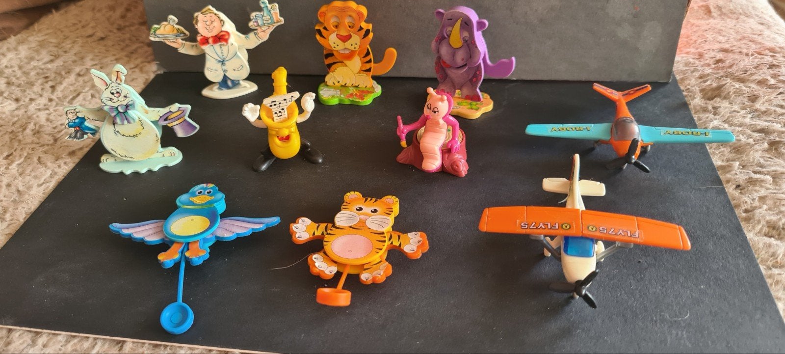Diverse bewegende figuren uit Kinder Surprise ei, Ophalen of Verzenden, Zo goed als nieuw
