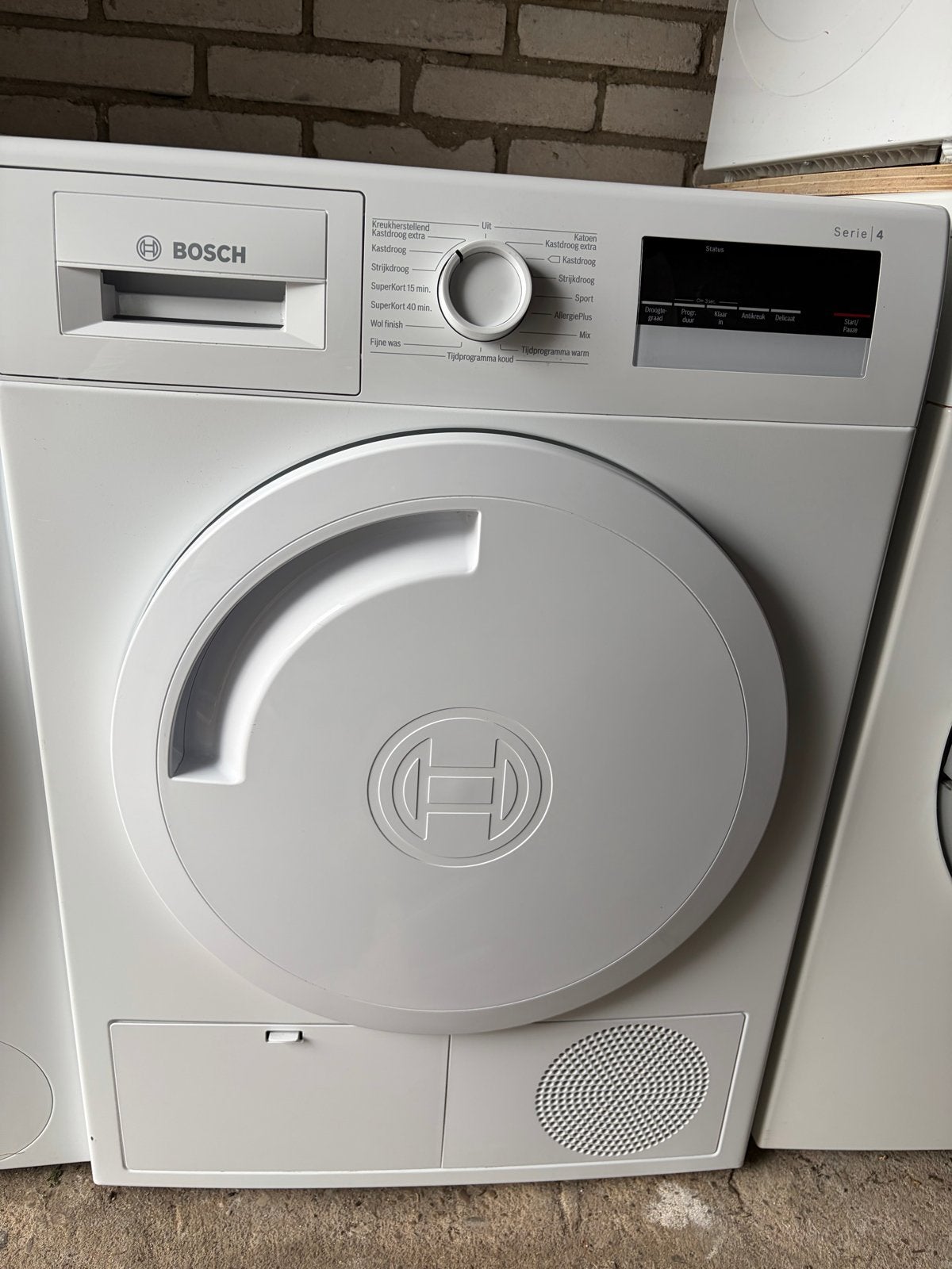 Bosch Serie 4 Condensdroger 8 kg - Zo goed als nieuw, Ophalen, 8 tot 10 kg, Zo goed als nieuw, Voorlader
