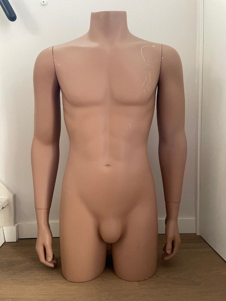 Etalage torso /paspop man, Hobby en Vrije tijd, Naaien en Fournituren, Ophalen of Verzenden, Gebruikt, Paspop