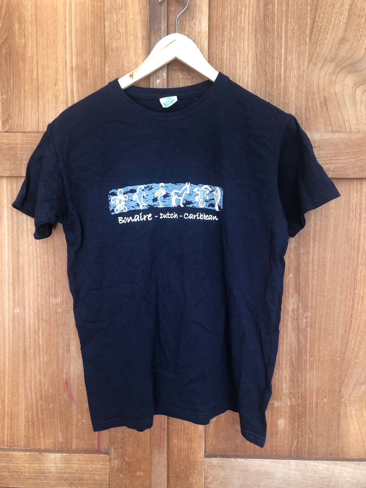Bonaire Dutch Caribbean T-shirt Maat S, Kleding | Heren, Ophalen of Verzenden, Gedragen, Maat 46 (S) of kleiner, Blauw