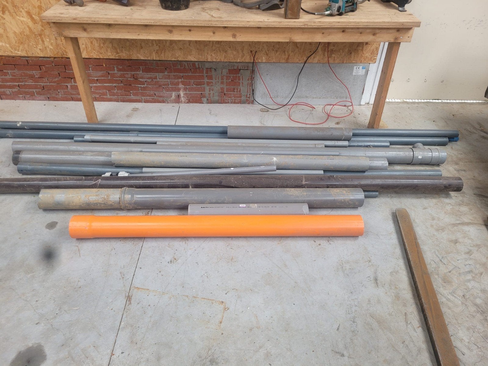 Diverse pvc buis, Doe-het-zelf en Verbouw, Buizen en Afvoer, Ophalen, Pvc, Minder dan 2 meter, 80 mm of meer