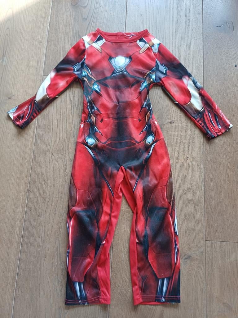 Iron Man Kostuum Maat 110/116 (4-6 jaar), Kinderen en Baby's, Carnavalskleding en Verkleedspullen, Ophalen of Verzenden, Zo goed als nieuw