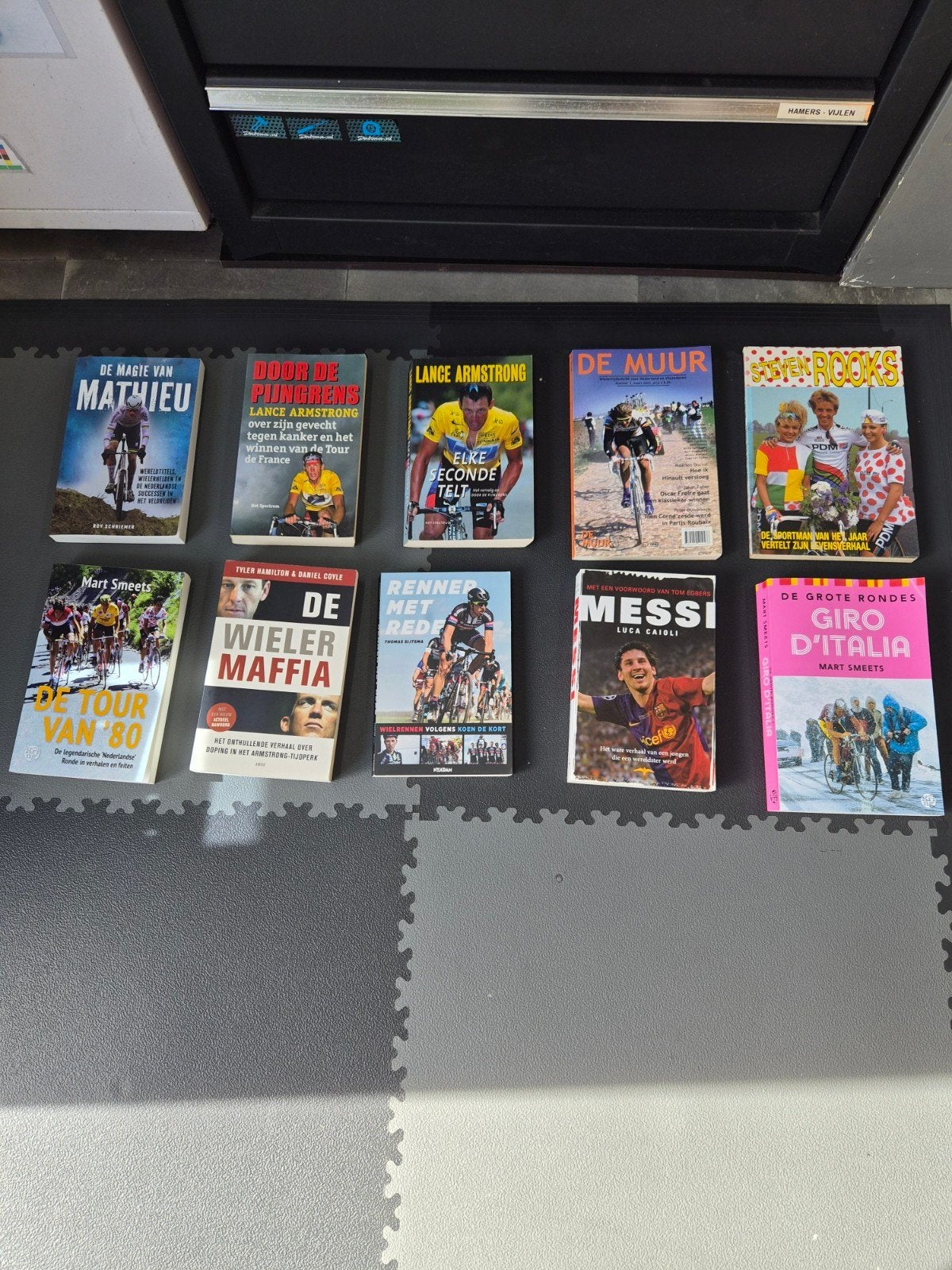 wielerboeken, Boeken, Ophalen