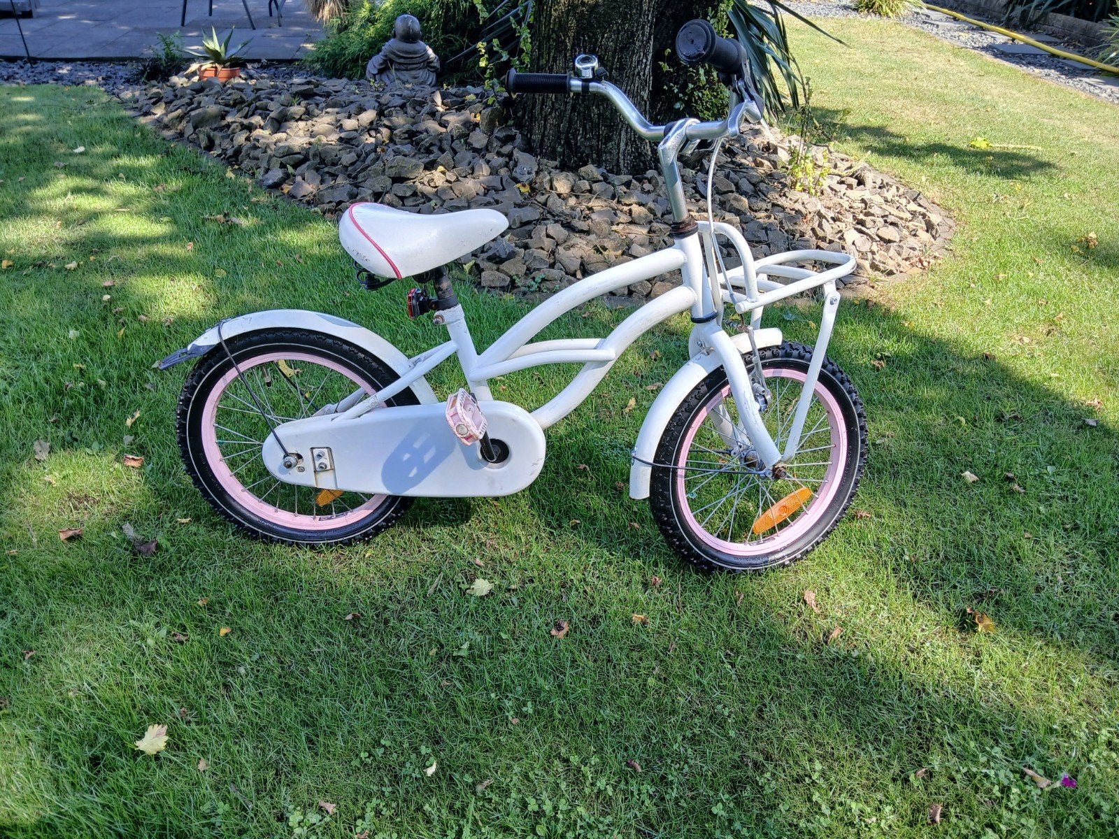 16 inch kinderfietsje, Ophalen, Gebruikt, Terugtraprem, 16 inch