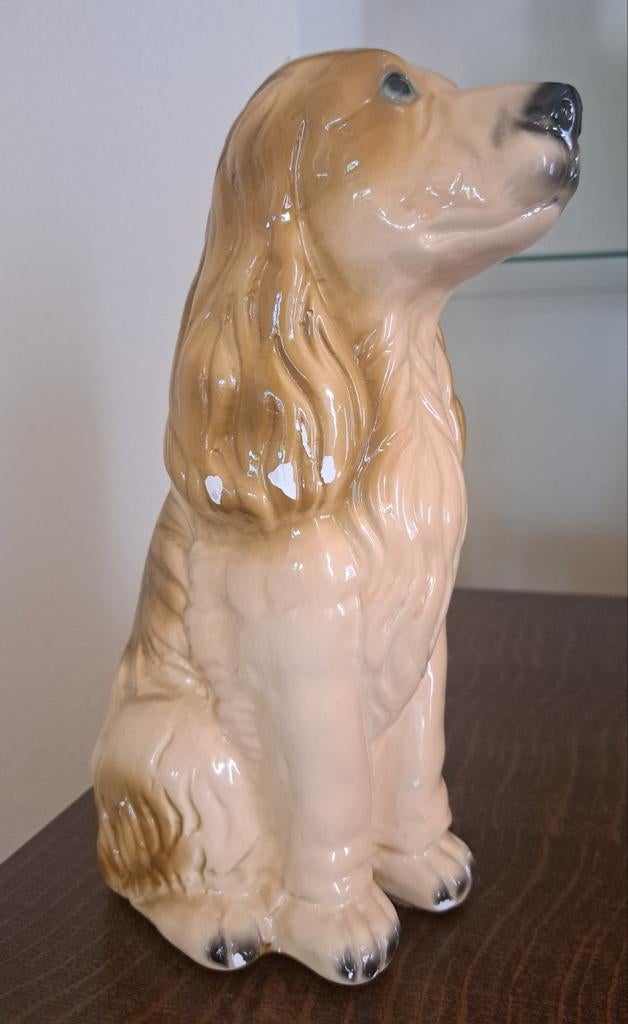 Vintage Cocker Spaniël beeldje - Keramiek, Ophalen of Verzenden