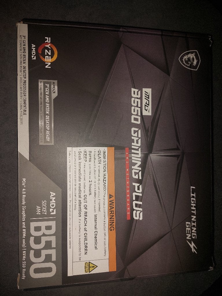 AM4 b550 Gaming Plus msi moederbord, Computers en Software, DDR4, Ophalen of Verzenden, Zo goed als nieuw, Socket AM4