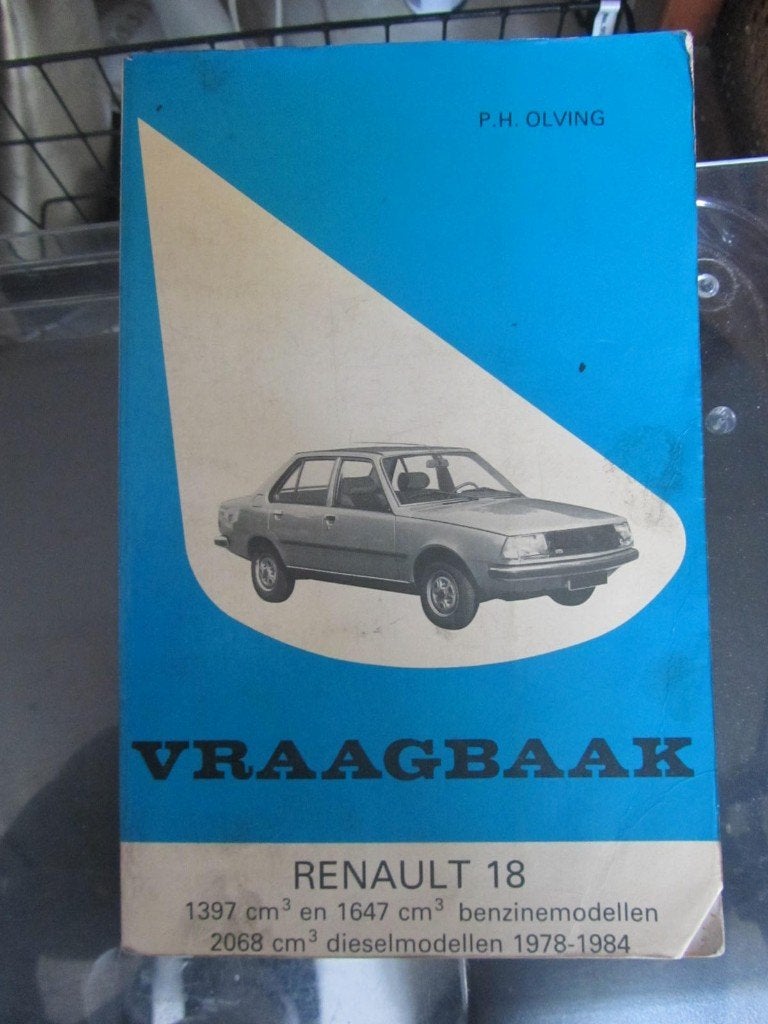 vraagbaak  RENAULT 18     1978  - 1984, Ophalen of Verzenden