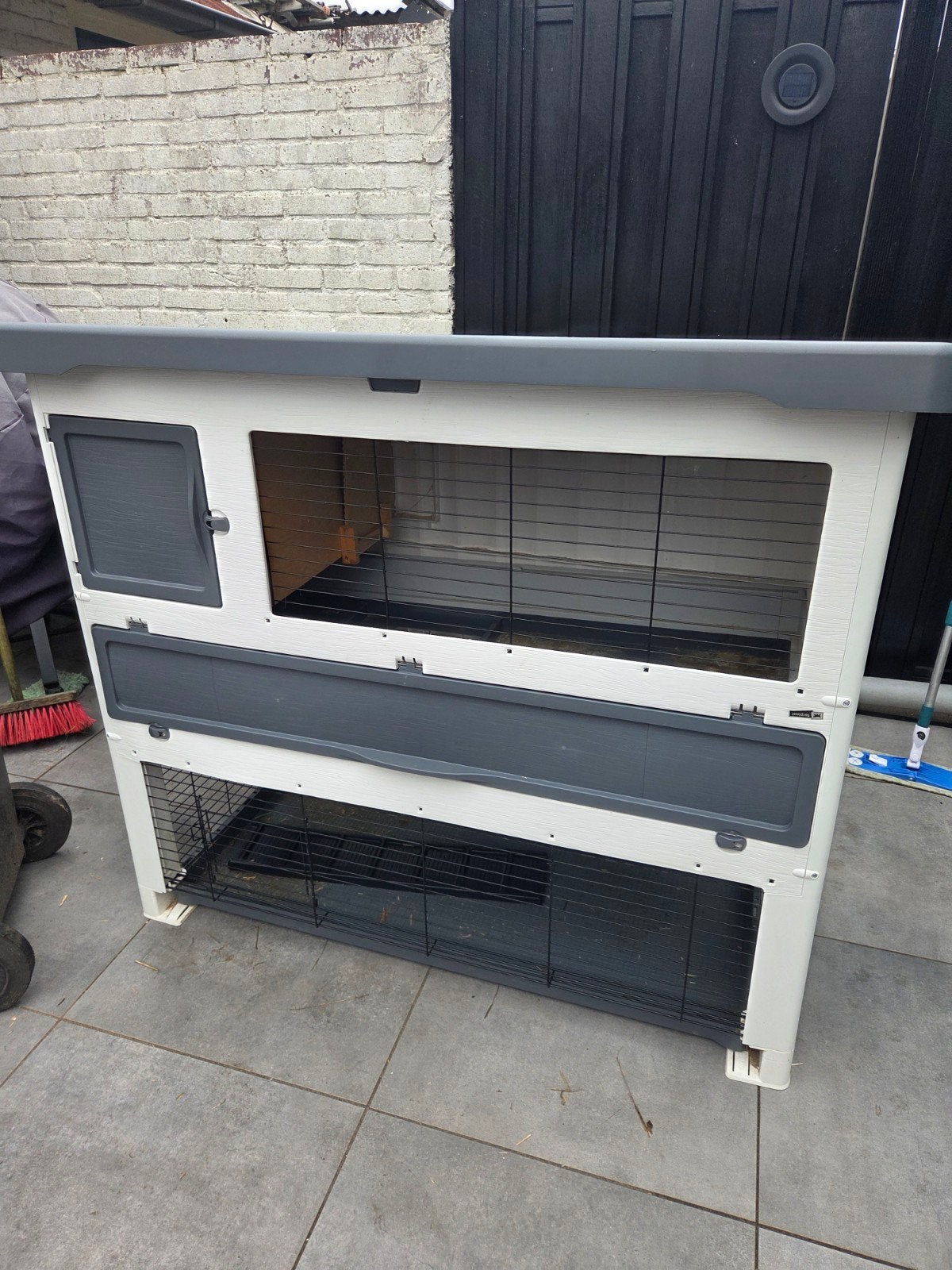 Ferplast konijnenhok Grand lodge, Dieren en Toebehoren, Ophalen, 110 cm of meer, Zo goed als nieuw, 90 cm of meer