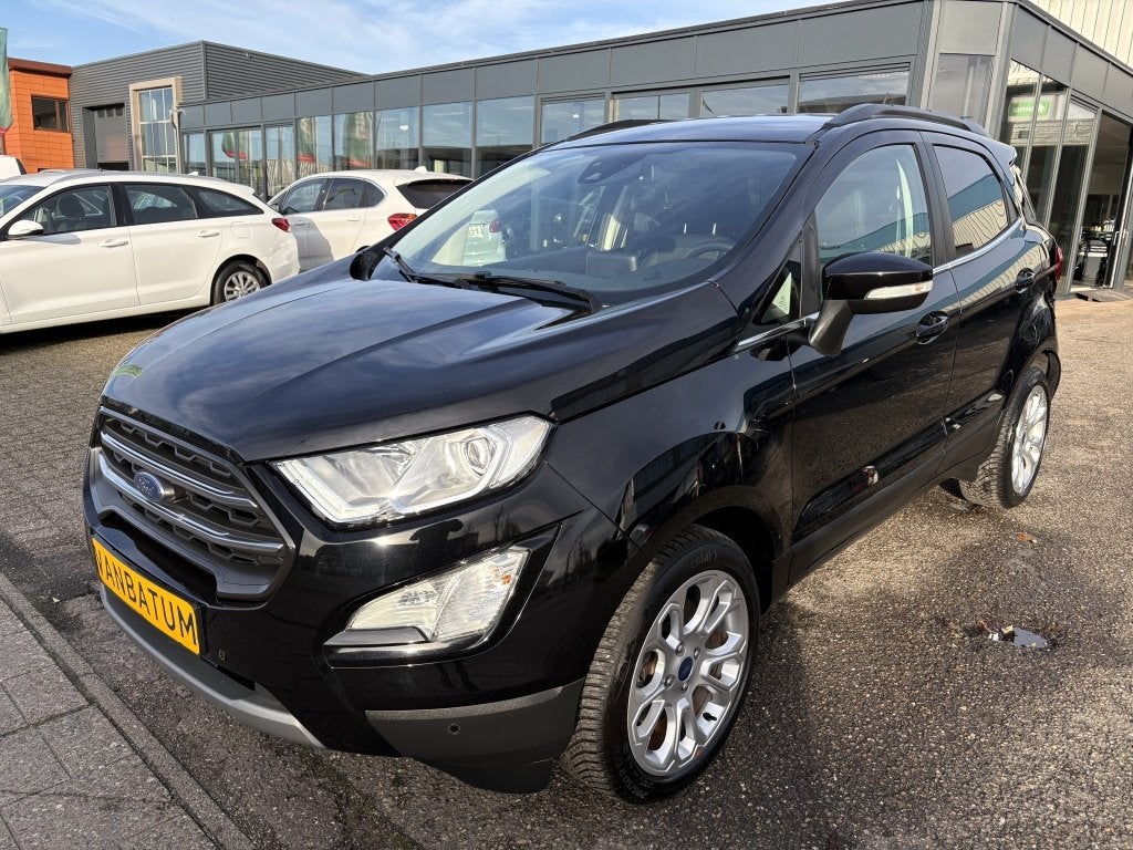 Ford EcoSport 1.0 EcoBoost Titanium (bj 2022), Auto's, Voorwielaandrijving, Gebruikt, Ecosport, Zwart