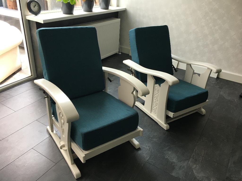 2 witte Rookstoelen, Ophalen