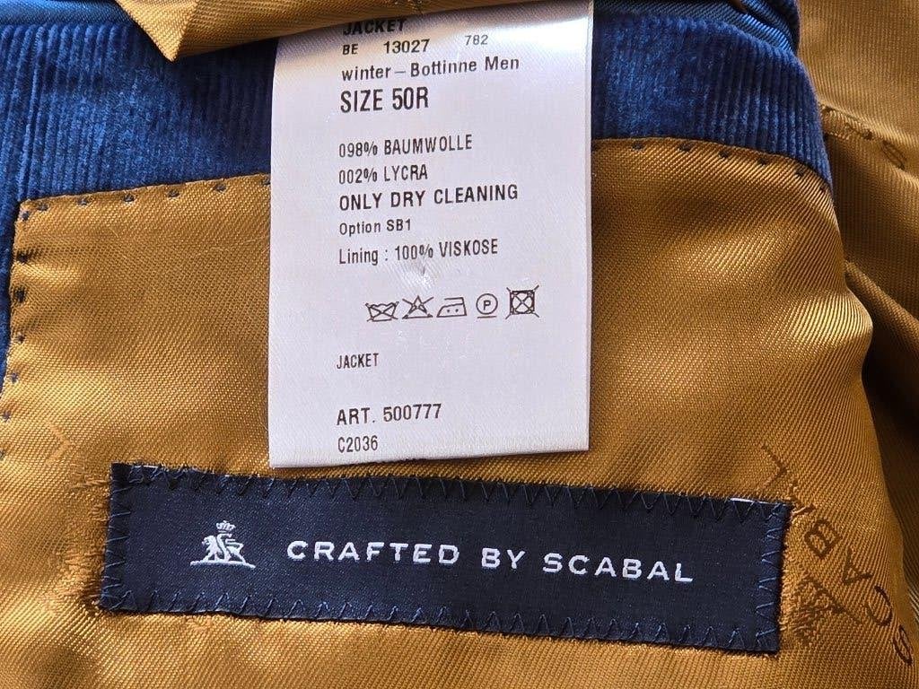 SCABAL Colbert super pasvorm met baluwe kleur maat R50, Kleding | Heren, SCABAL, Nieuw, Verzenden, Maat 48/50 (M)