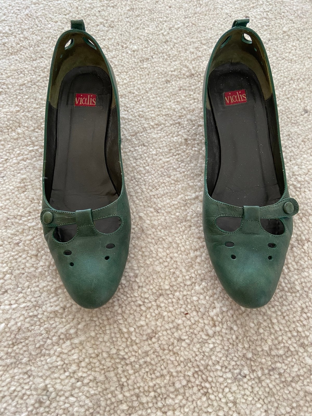 Dames zomer schoen, Pumps, Verzenden, Zo goed als nieuw, Groen